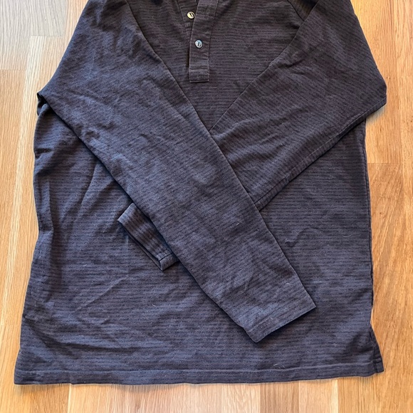 Pendleton long sleeve shirt; henley - Picture 2 of 5